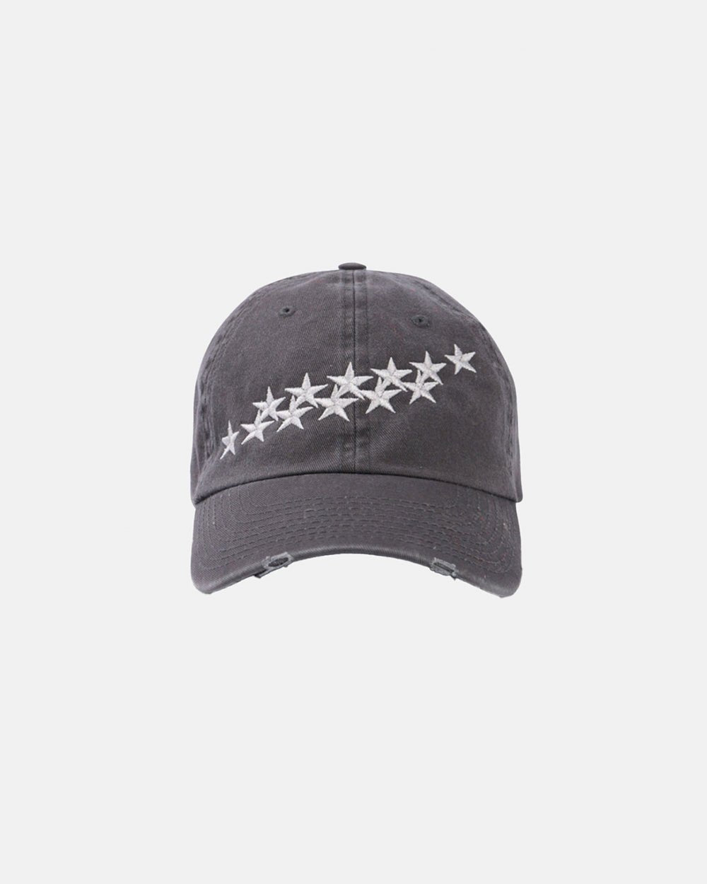 GORRA DE ESTRELLAS GRIS OSCURO