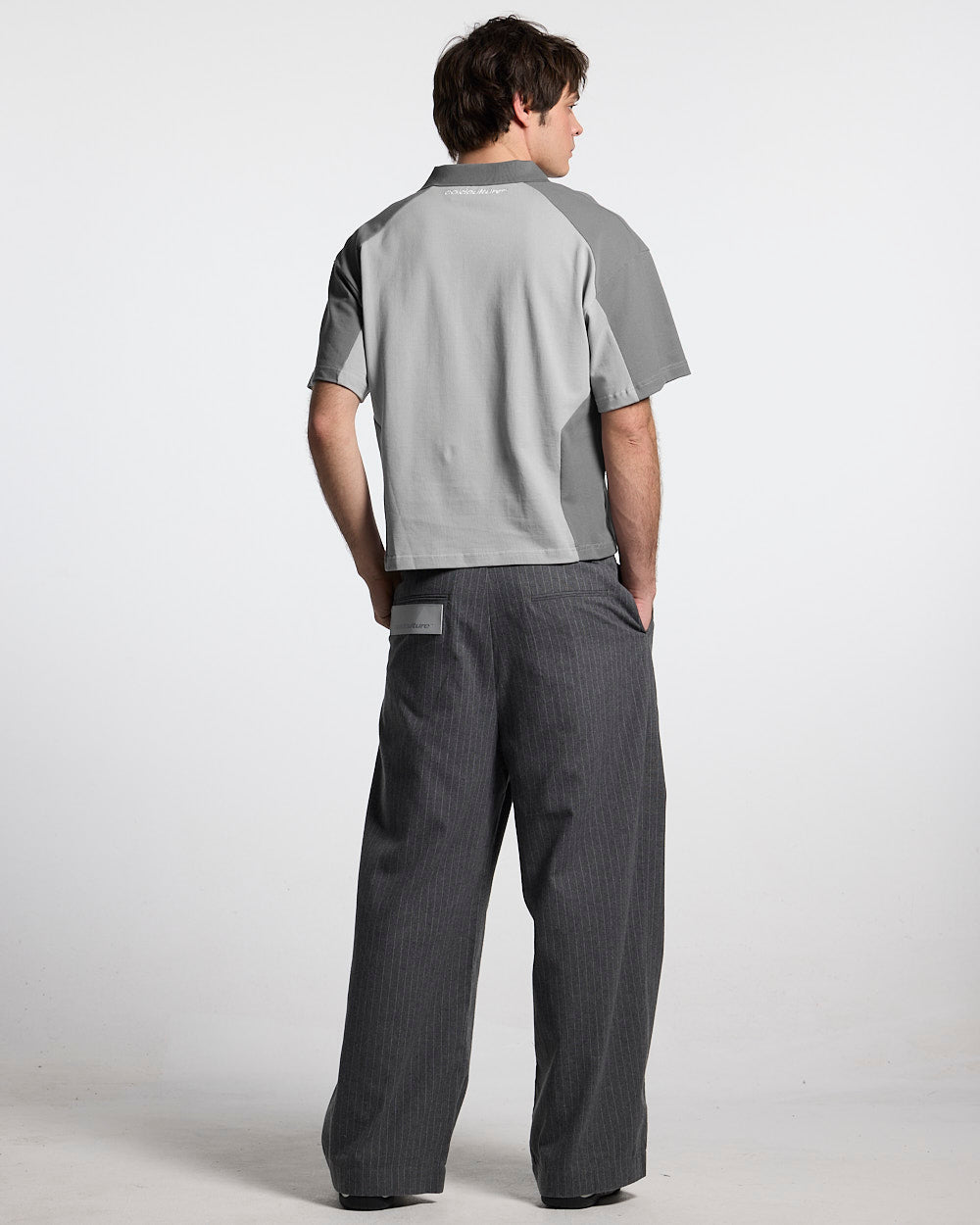 POLO BIKER LIGERO GRIS CLARO