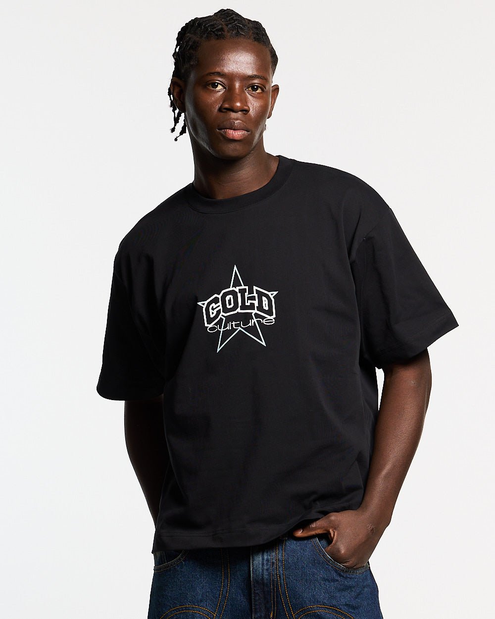 CAMISETA NEGRO DESDE EL FRÍO HASTA LAS ESTRELLAS
