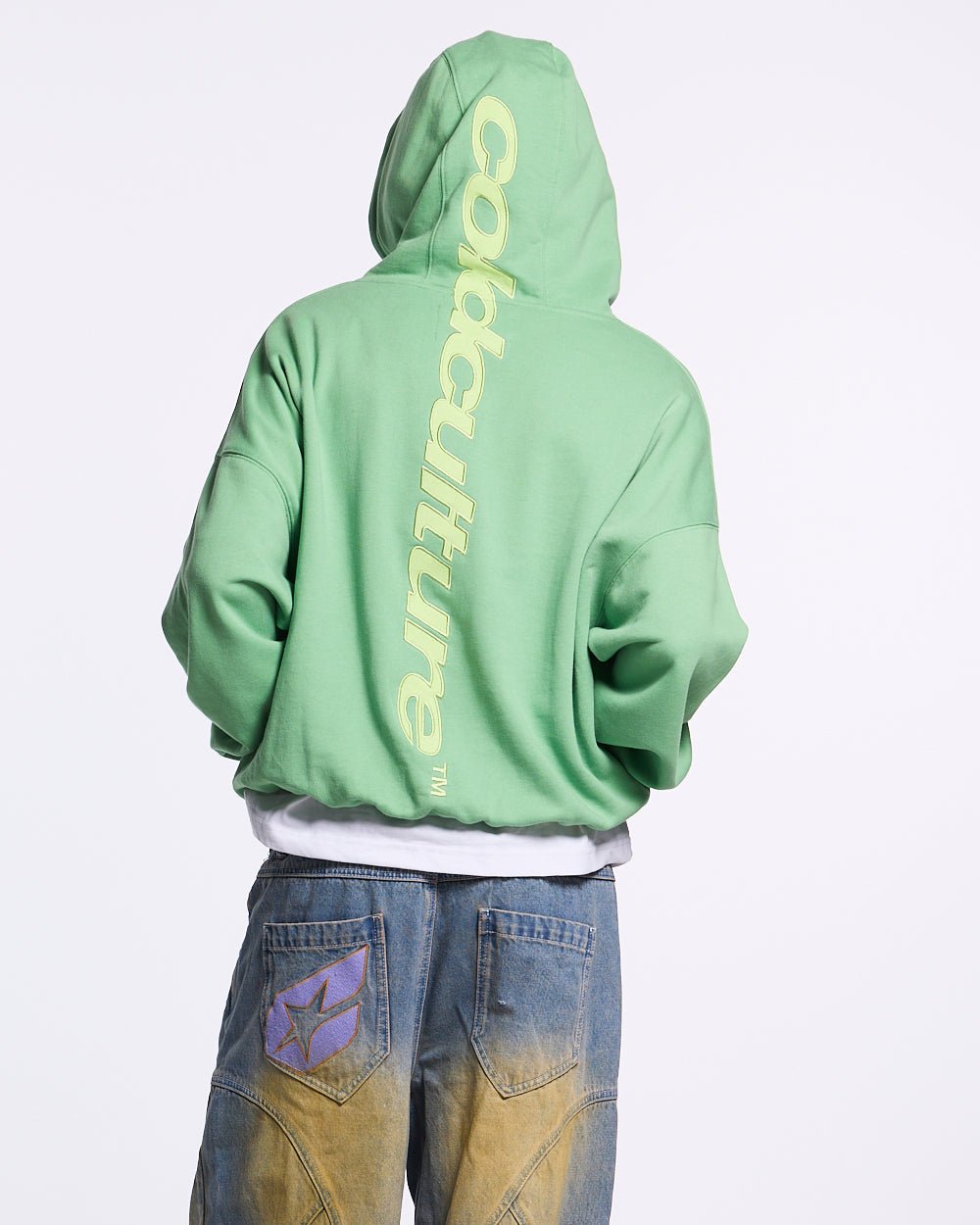 SUDADERA VERTICAL VERDE