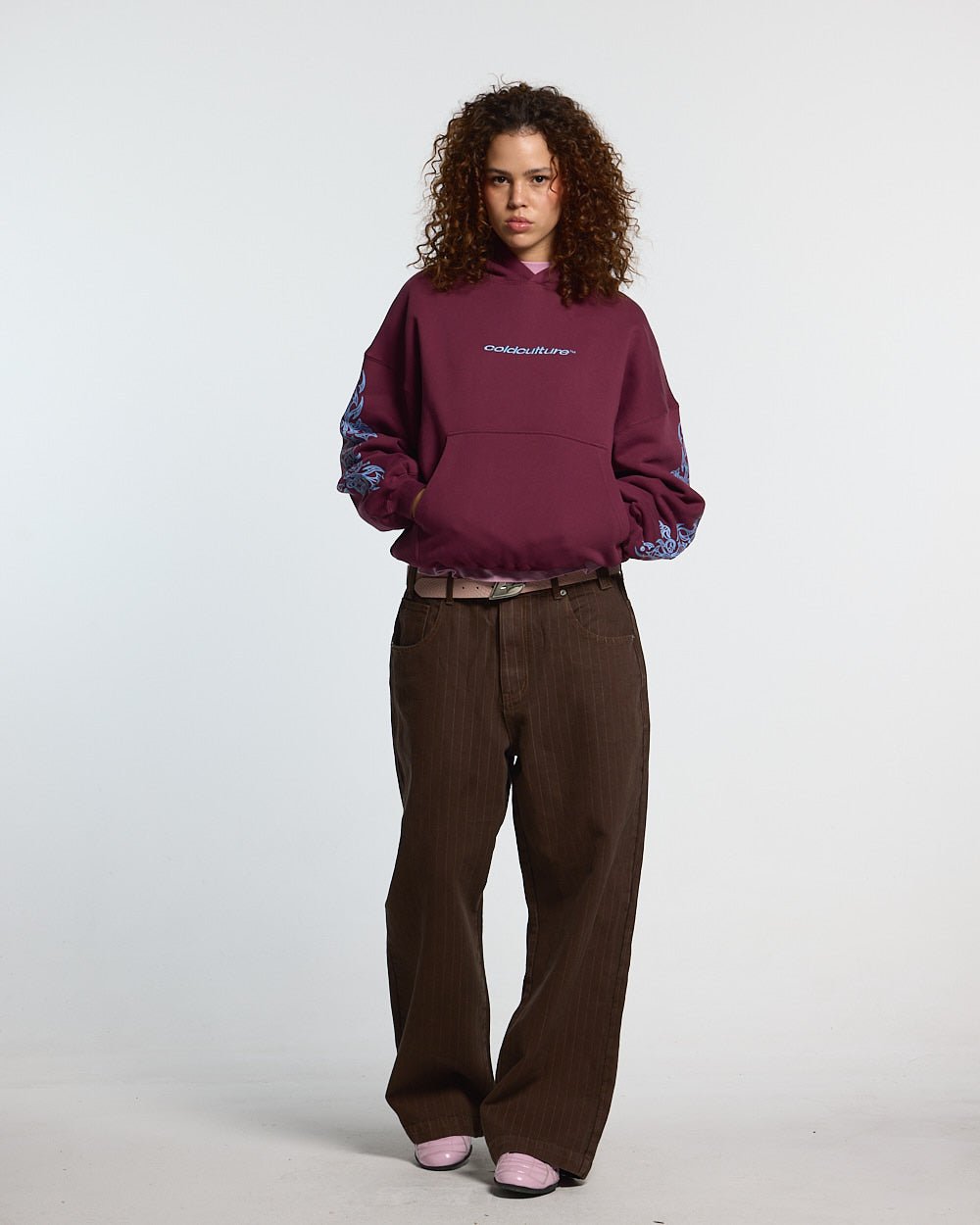 HOODIE TRIBAL BURGUNDY