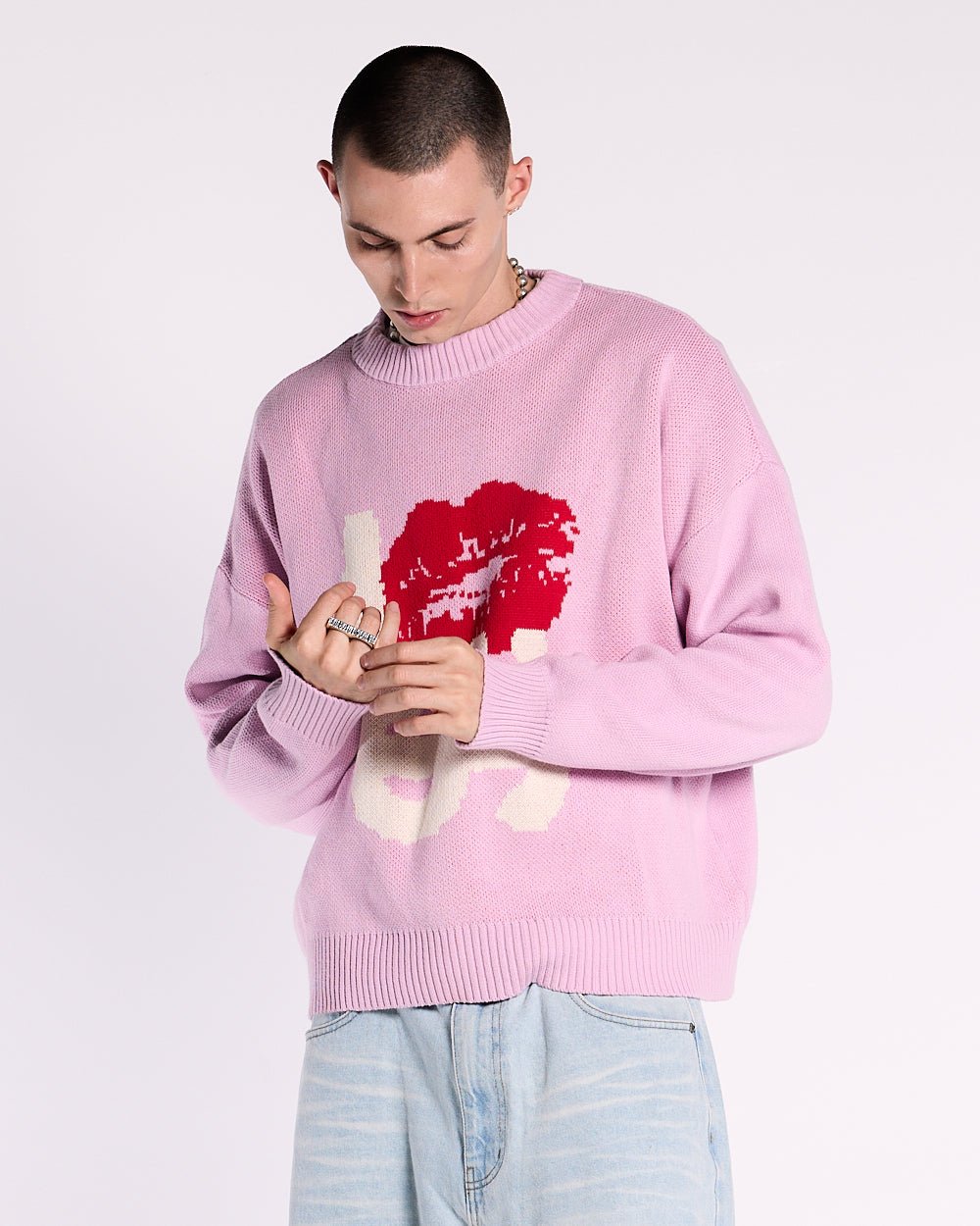 KISSES AND DOLLAR KNIT ROSA